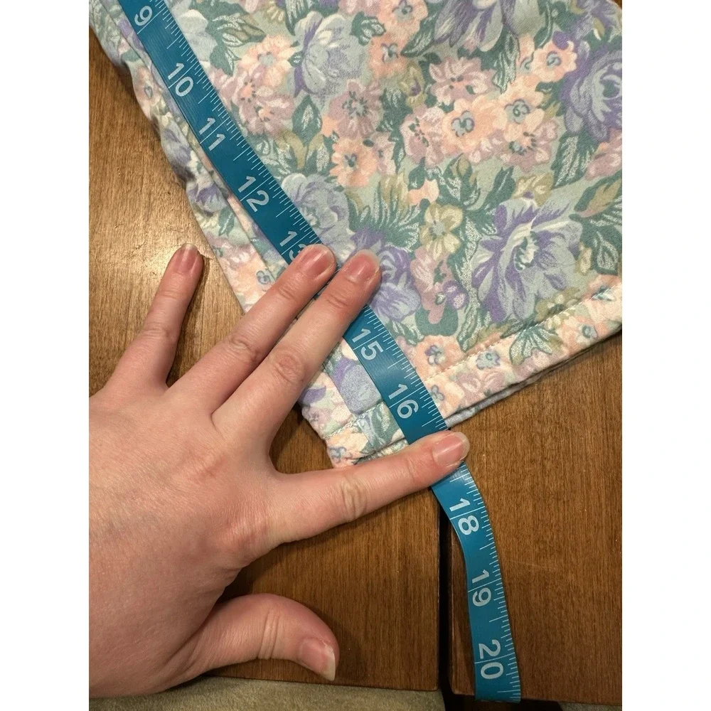 Toddler Girl Vtg Floral Snow Bibs Pants Size M 3 80s 90s Pastel Retro